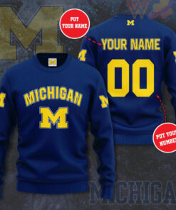 Michigan Wolverines 3D Sweatshirt 03