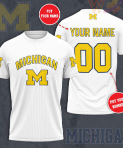 Michigan Wolverines 3D T shirt 04