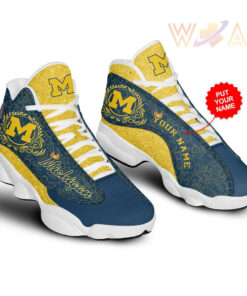 Michigan Wolverines Jordan 13 01