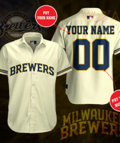 Milwaukee Brewers short sleeve shirt 05