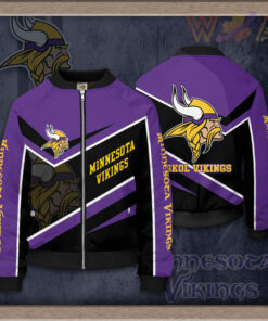 Minnesota Vikings 3D Bomber Jacket 04