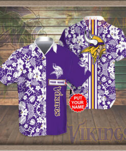 Minnesota Vikings 3D Hawaiian Shirt