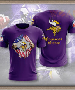 Minnesota Vikings 3D T shirt 03