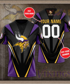 Minnesota Vikings 3D T shirt 04