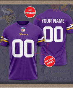 Minnesota Vikings 3D T shirt 05