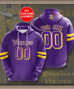 Minnesota Vikings 3D hoodie 014