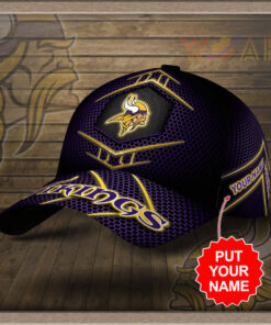 Minnesota Vikings Cap Custom Hat 01