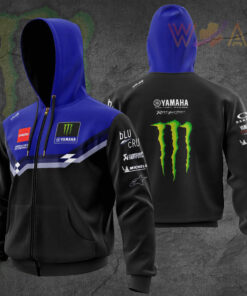 Monster Energy Yamaha MotoGP Apparel Zip up Hoodie