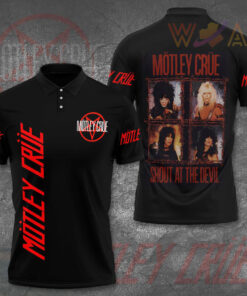 Motley Crue 3D Apparels polo