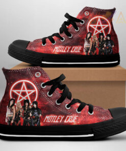 Motley Crue High Top Canvas Shoe WOAHTEE29523S2 Design 2