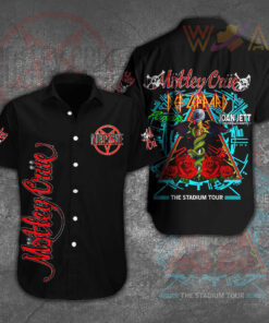 Motley Crue Sleeve Dress Shirt 01