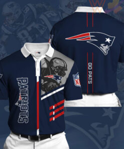 New England Patriots 3D Polo 01