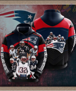 New England Patriots 3D hoodie 09