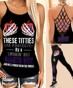 New York Giants Hollow Tank Top Leggings 03