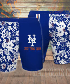New York Mets 3D Hawaiian Shirt Hawaiian Shorts 02