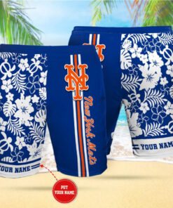 New York Mets 3D Hawaiian Shirt Hawaiian Shorts 04