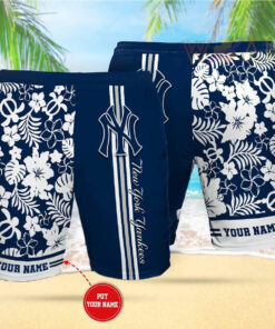 New York Yankees 3D Hawaiian Short 01