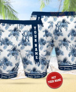 New York Yankees 3D Hawaiian Short 02