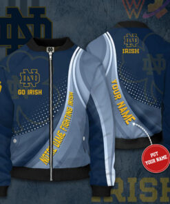 Notre Dame Fighting Irish 3D Bomber Jacket 03