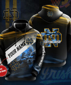 Notre Dame Fighting Irish 3D Hoodie 013