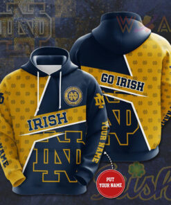 Notre Dame Fighting Irish 3D Hoodie 09