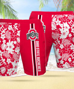 Ohio State Buckeyes 3D Hawaiian 02