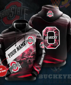 Ohio State Buckeyes 3D Hoodie 04