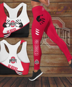 Ohio State Buckeyes Hollow Tank Top Bra sport
