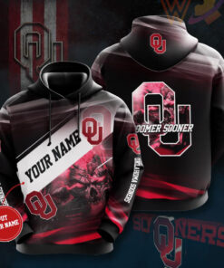 Oklahoma Sooners 3D Hoodie 03