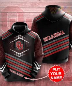 Oklahoma Sooners 3D Hoodie 07
