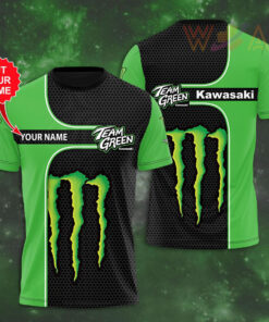 Personalized Kawasaki Racing Team T shirt