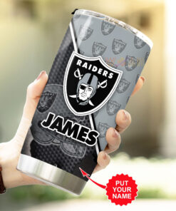 Personalized Las Vegas Raiders Tumbler Cup WOAHTEE13623S3