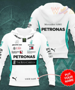 Personalized Mercedes AMG Petronas F1 Team hoodie PMERAMGS1