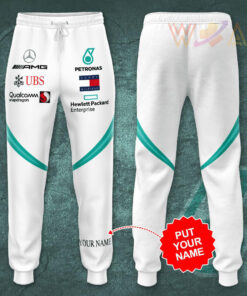 Personalized Mercedes AMG Petronas F1 Team sweatpant PMERAMGS1