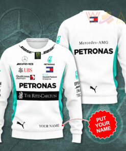 Personalized Mercedes AMG Petronas F1 Team sweatshirt PMERAMGS1