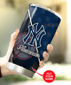 Personalized New York Yankees Tumbler Cup WOAHTEE13623S2