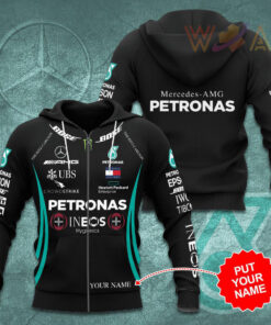 Personalized Petronas F1 zip hoodie