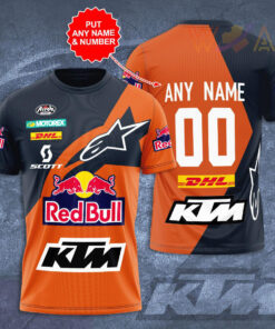 Personalized Red Bull KTM T shirt