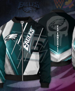 Philadelphia Eagles 3D Bomber Jacket 02