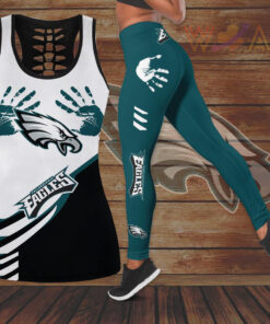 Philadelphia Eagles Hollow Tank Top Leggings 02