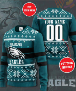 Philadelphia Eagles best designer 3D sweater 02