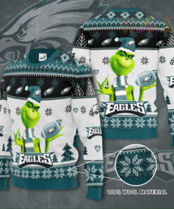 Philadelphia Eagles best designer 3D sweater 04