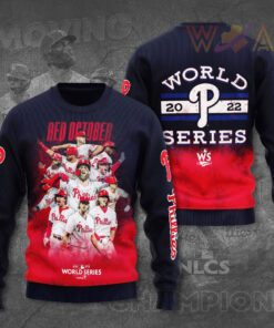 Philadelphia Phillies Red October 3D Sweatshirt
