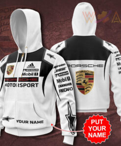 Porsche 3D Zip up Hoodie