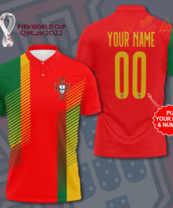 Portugal Football Team 3D polo