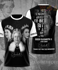 Queen Elizabeth II T Shirt 3D 02