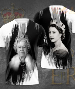 Queen Elizabeth II T Shirt 3D 04