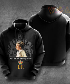 Queen Elizabeth II Unisex Hoodie 2D 01