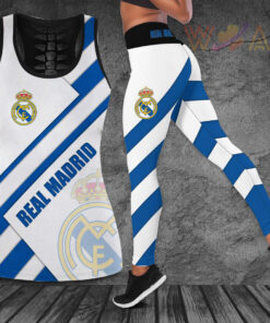 Real Madrid 3D Hollow Tank Top Leggings new 2022