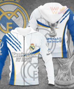 Real Madrid 3D zip up hoodie